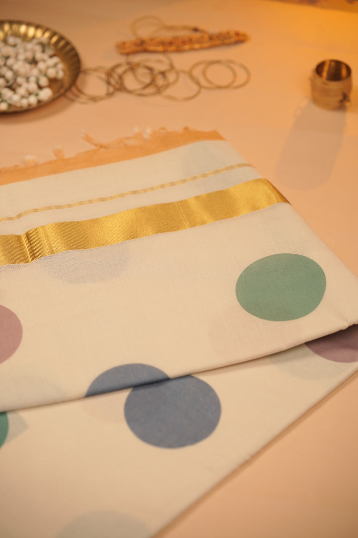Kerala Cotton Saree TSA01077