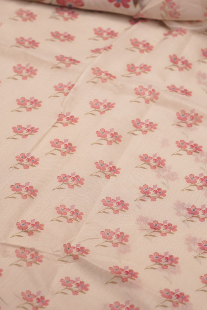 Chanderi Digital Print Saree TSA5546