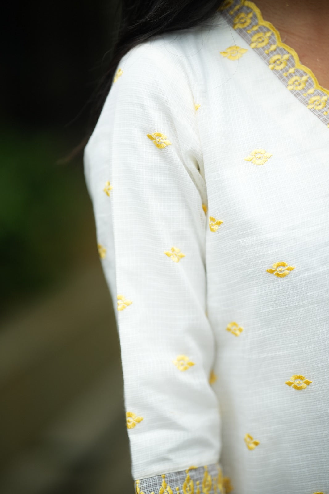 Yellow Kota Dress TKTF1018