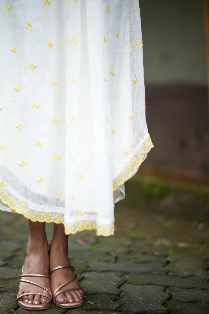 Yellow Kota Dress TKTF1018