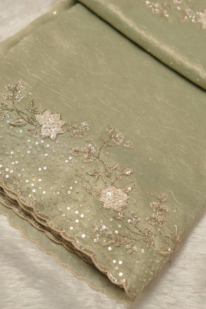 wrinkled Tissue Saree TSA5625