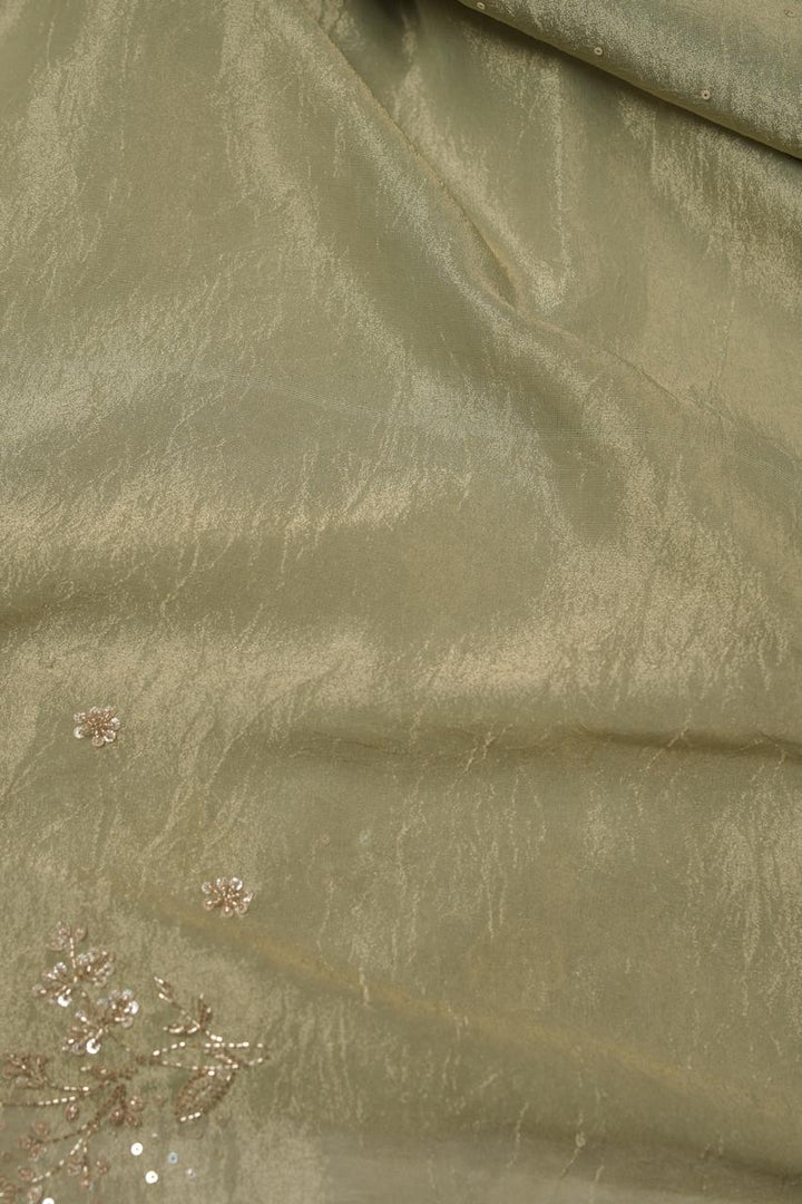 wrinkled Tissue Saree TSA5625