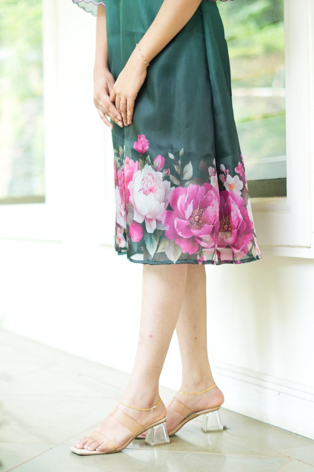 Loose fit Floral dress TKTA1023