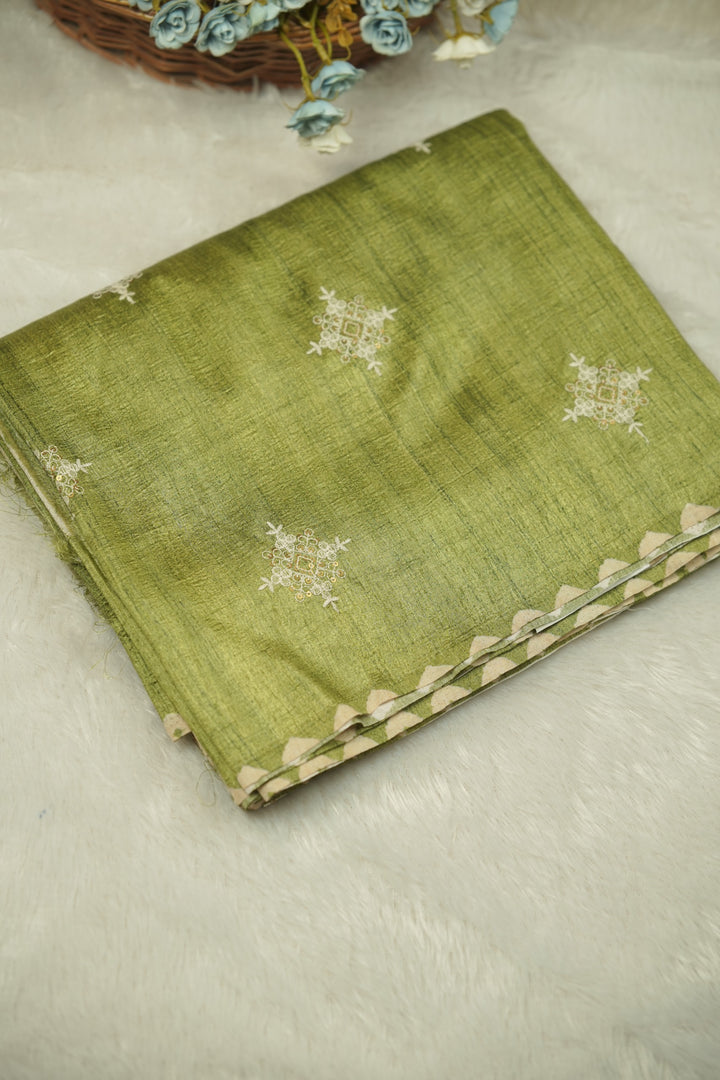 Semi Tussar Saree TSA01406