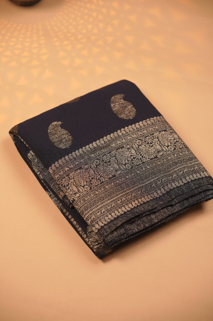 Semi Banarasi Saree TSA01424