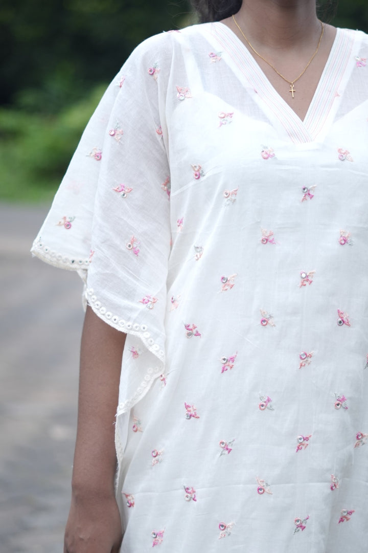 V Neck Kaftan TKF2502