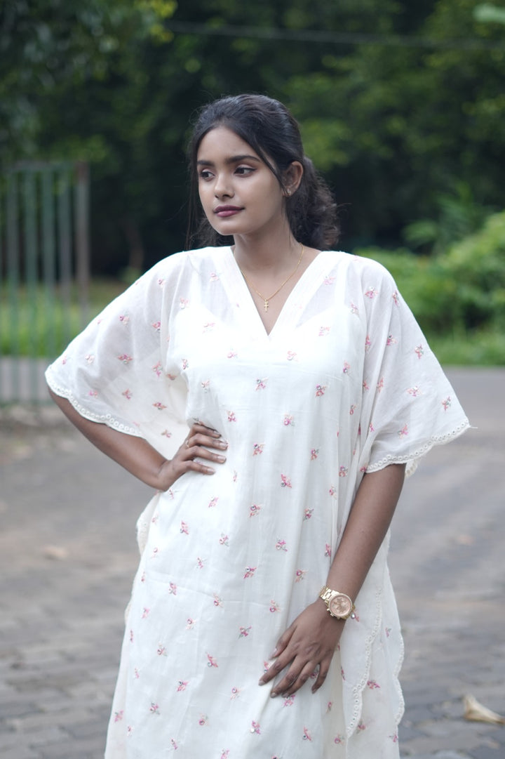 V Neck Kaftan TKF2502
