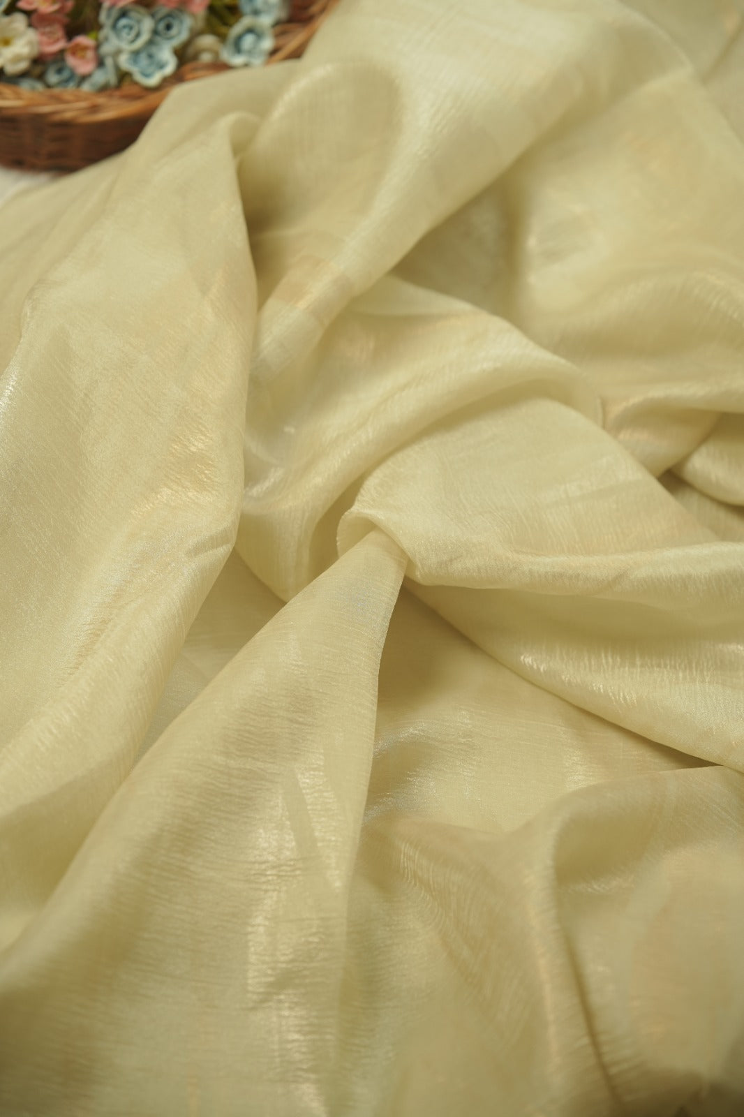 Crushed Organza Saree TSA5831