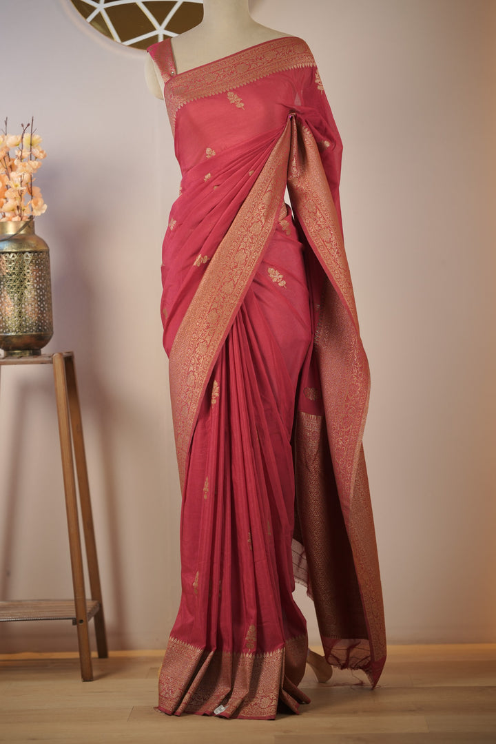 Semi Banarasi Saree TSA01721