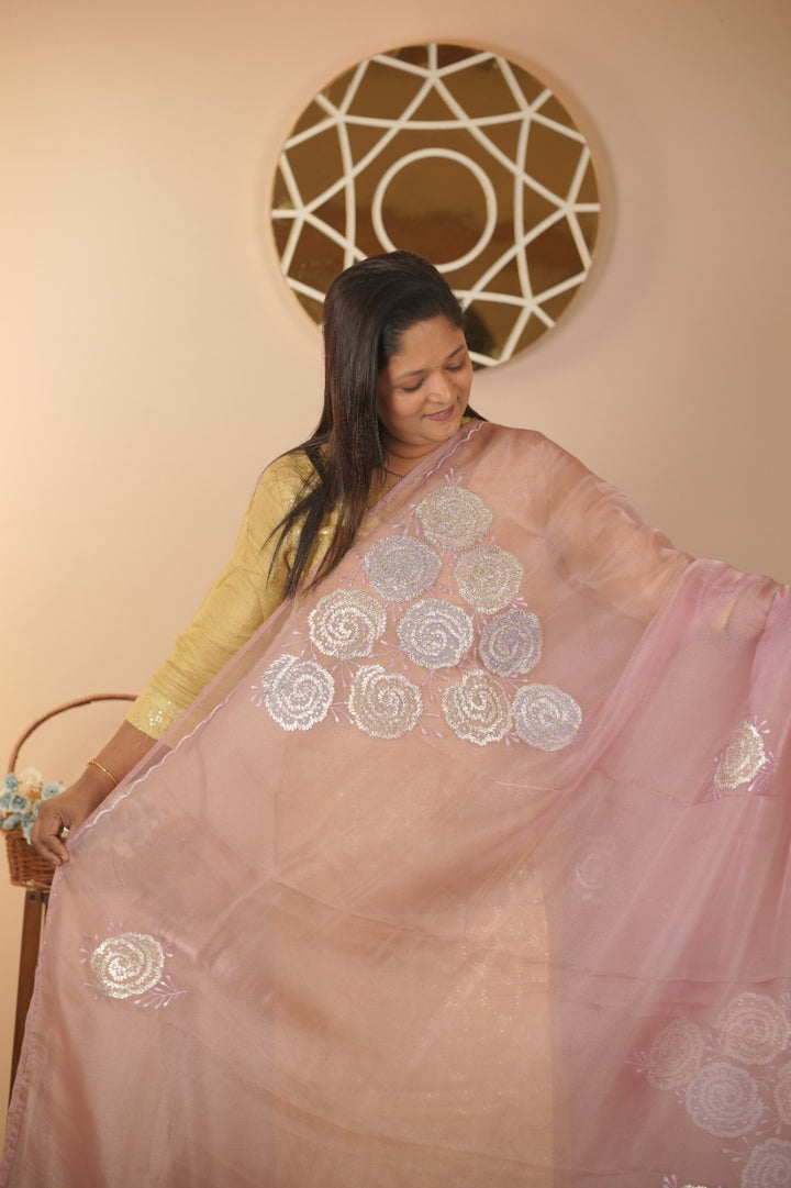 Organza Saree TSA5955