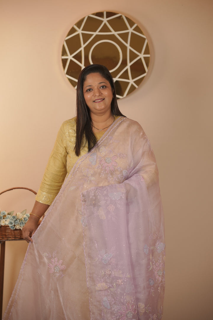 Organza Saree TSA5956