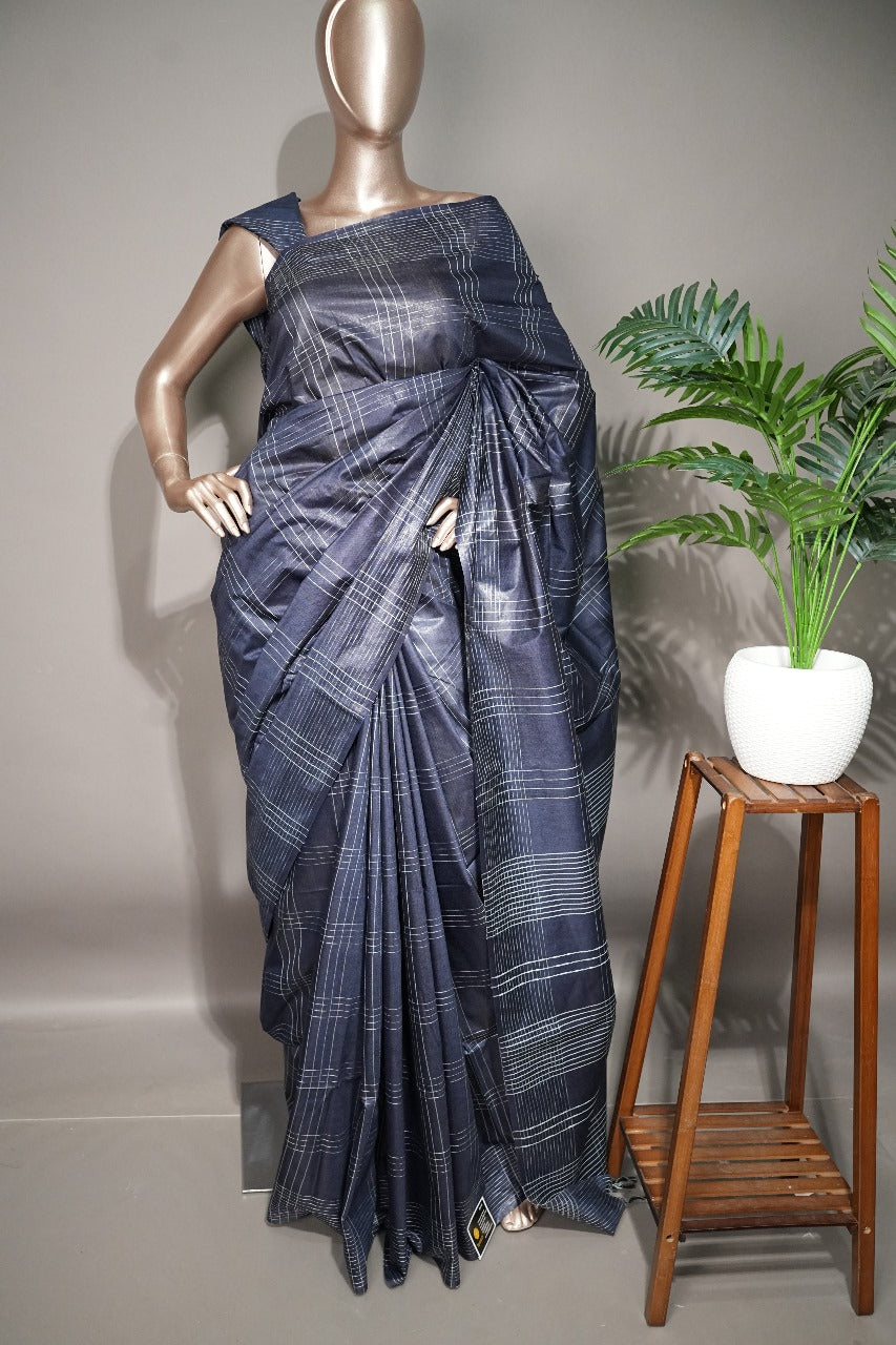 Semi Tussar Saree TSA2111