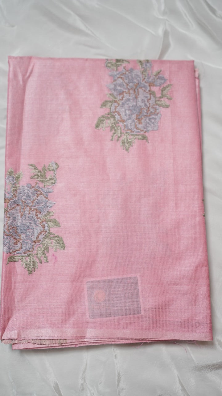 Semi-Tussar Saree TSA3563