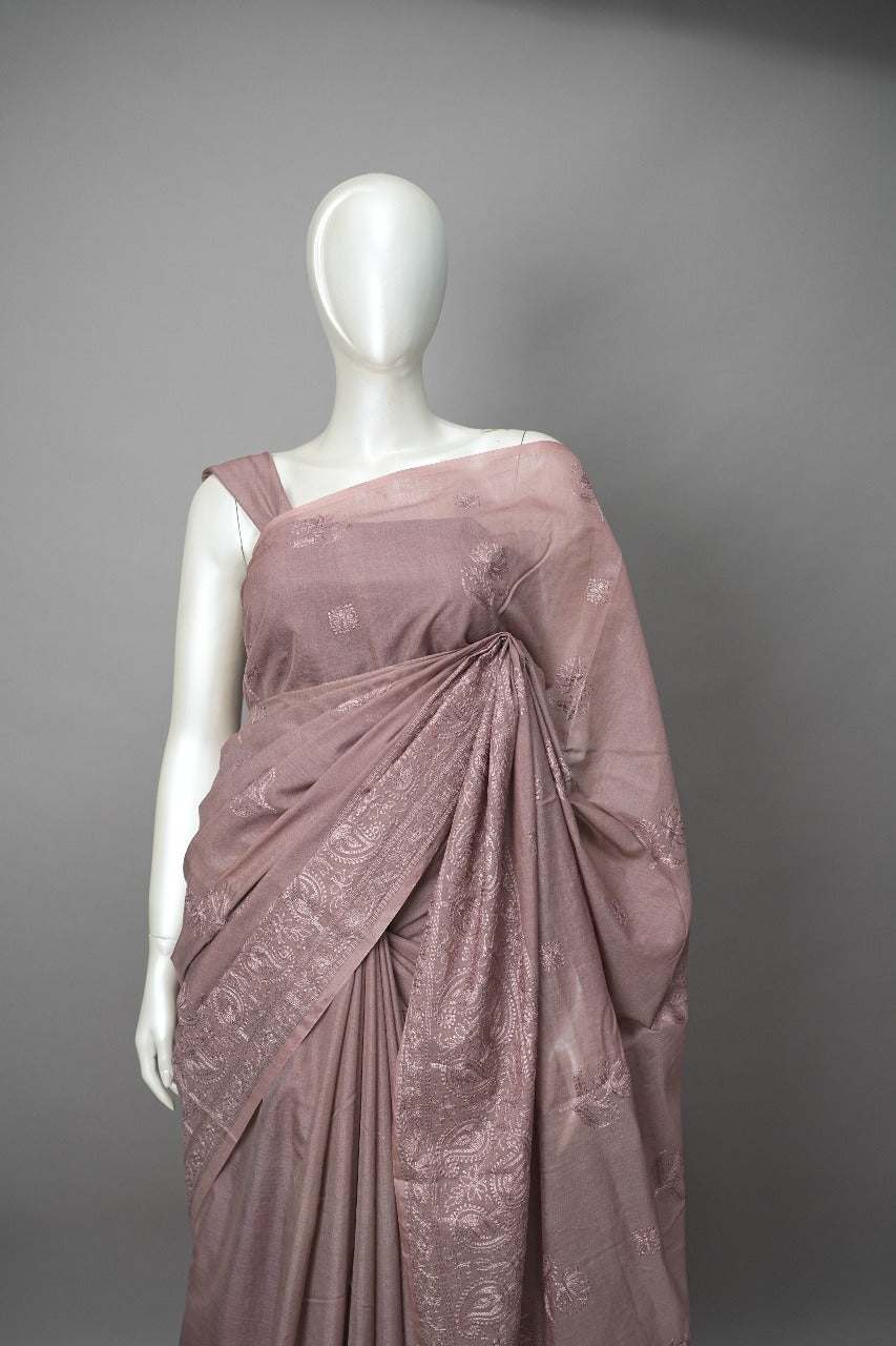 Linen Cotton Saree TSA3407