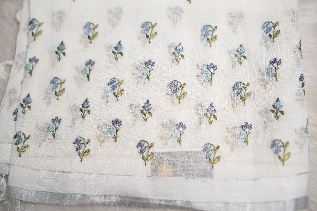 Linen Saree TSA3196