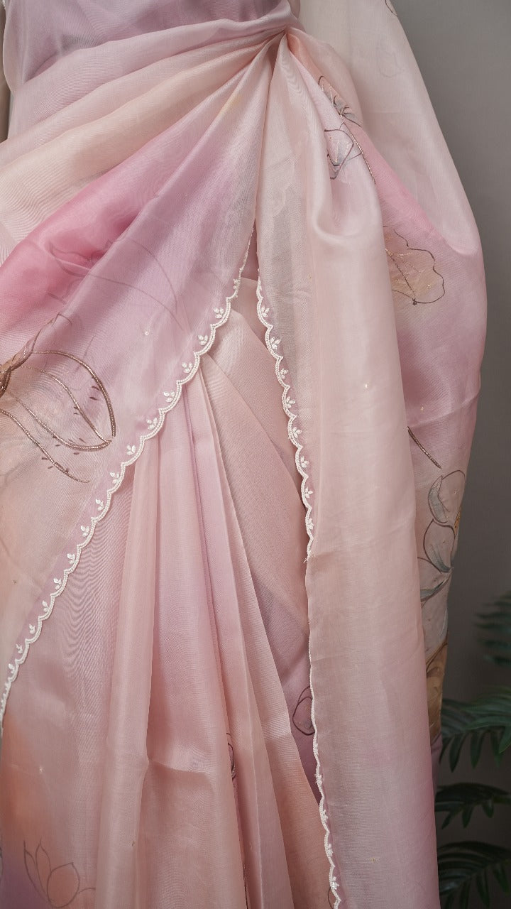 Organza Saree TSA3522