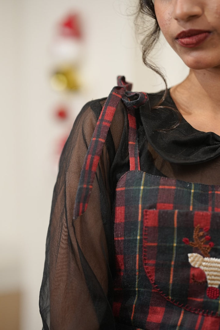 A-Line Plaid dress TFR3017