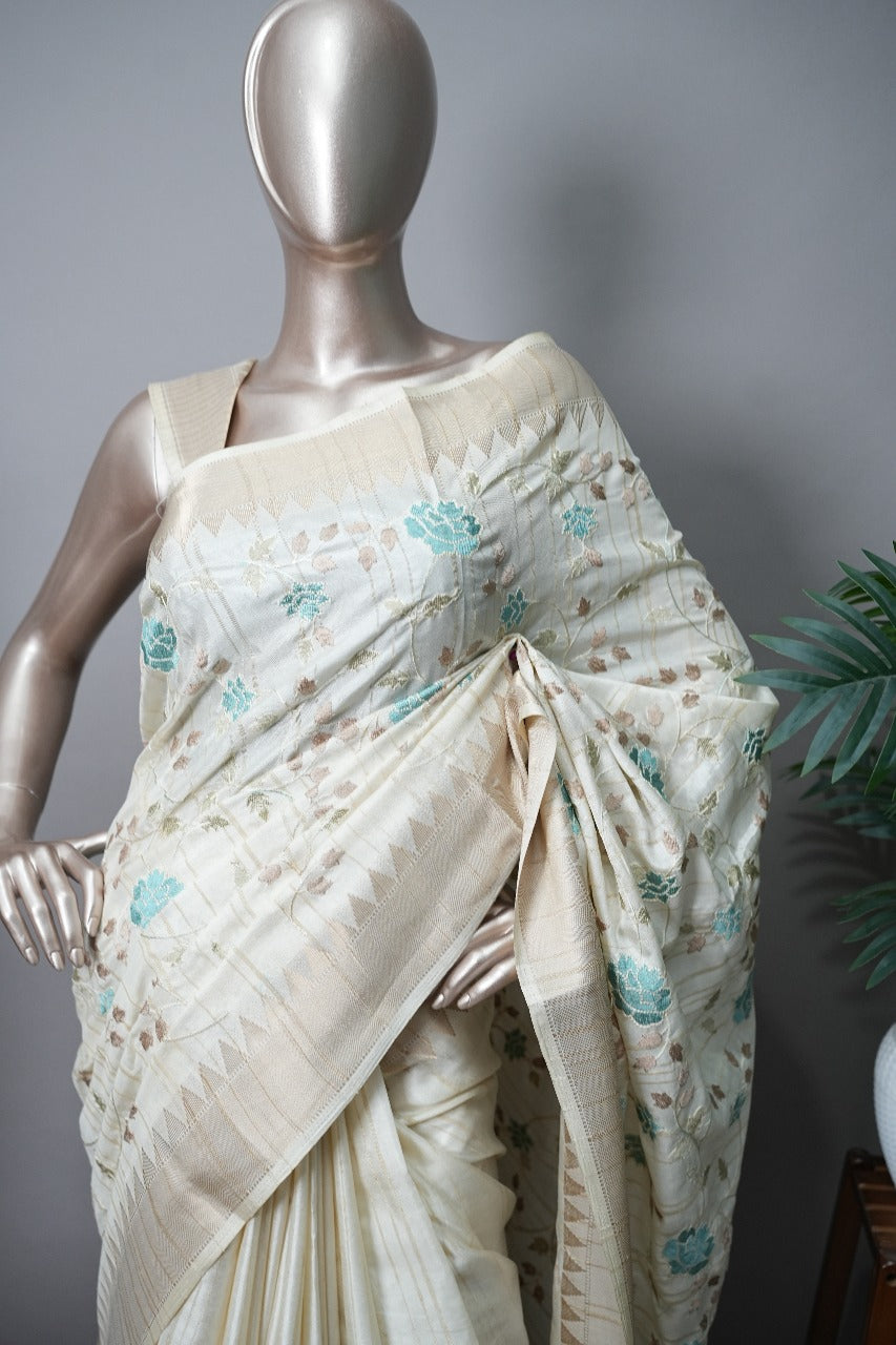 Semi-Tussar Saree TSA2413