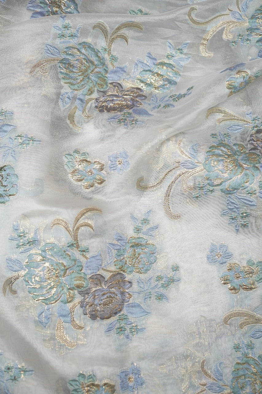 Turkish Organza Light Blue TRF3399