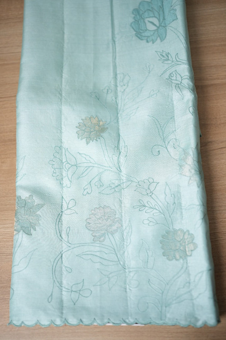 Tissue Applique Saree TSA2382
