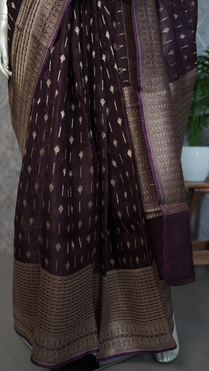 Organza Saree TSA3556