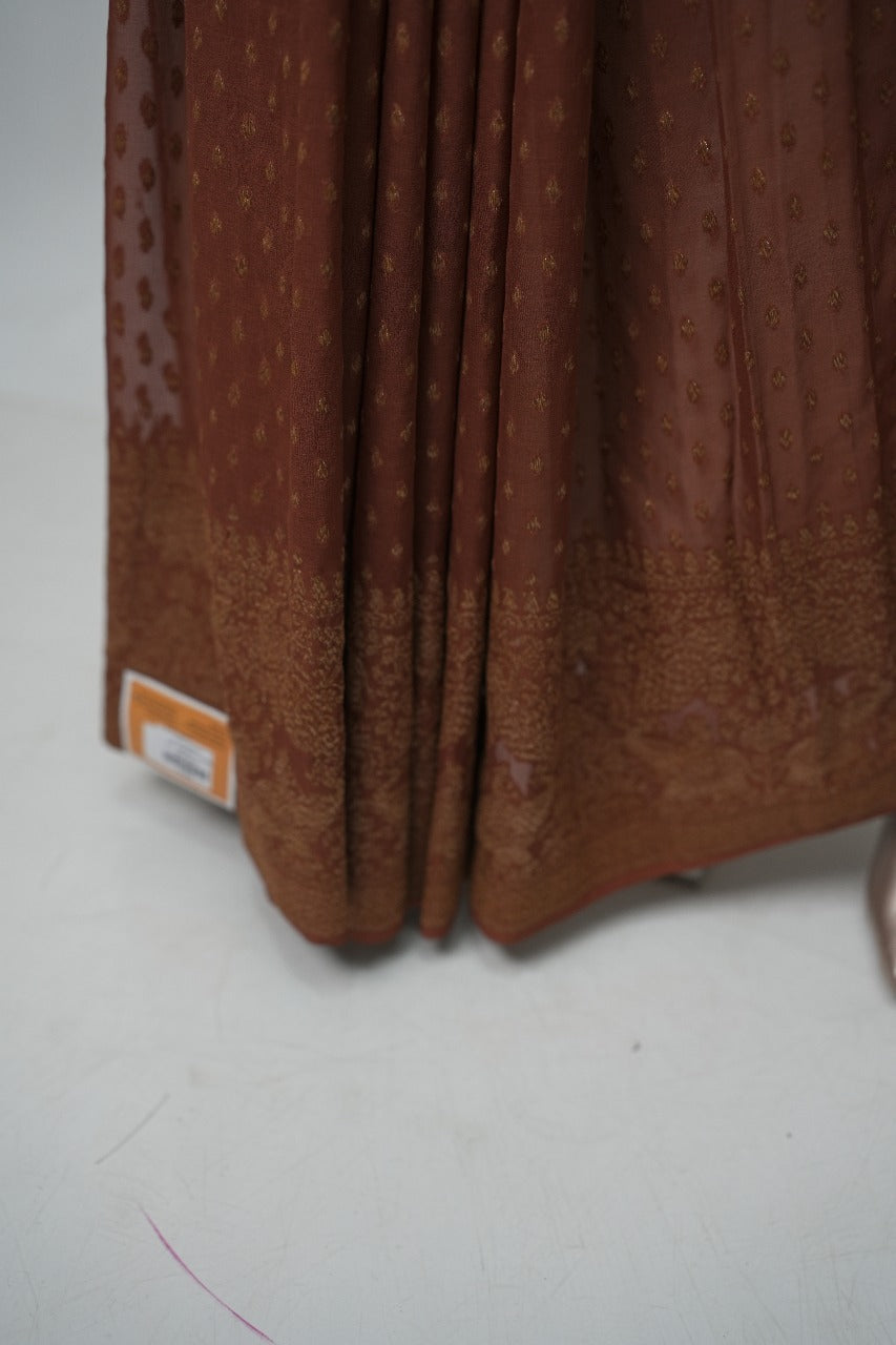 Pure Banarasi Georgette Saree TSA3199