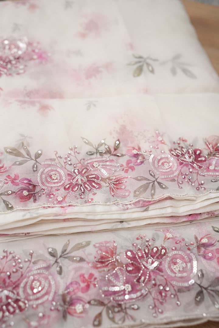 Organza Saree TSA2395