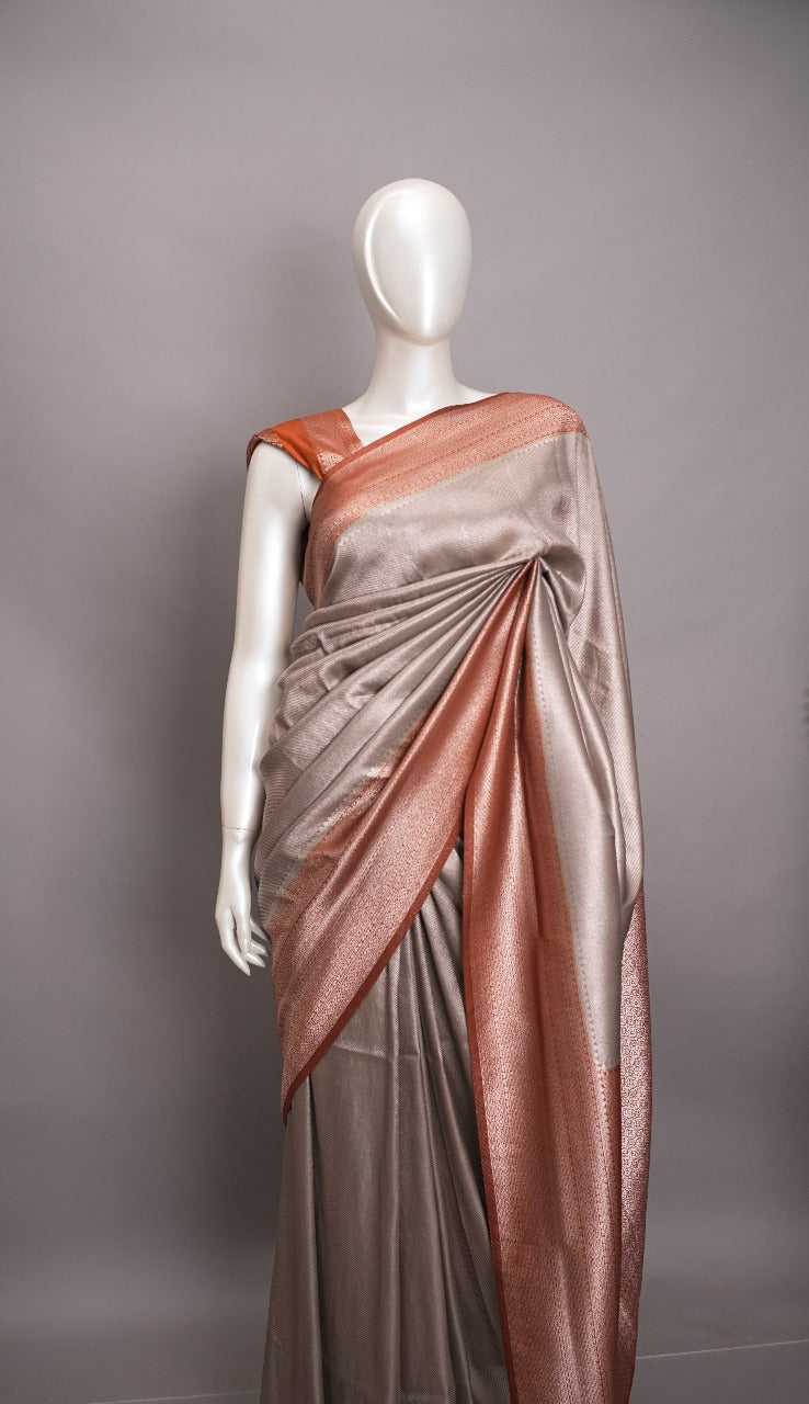 Semi-Silk Saree TSA3011