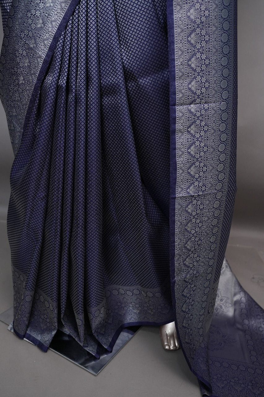 Semi-Silk Saree TSA2446
