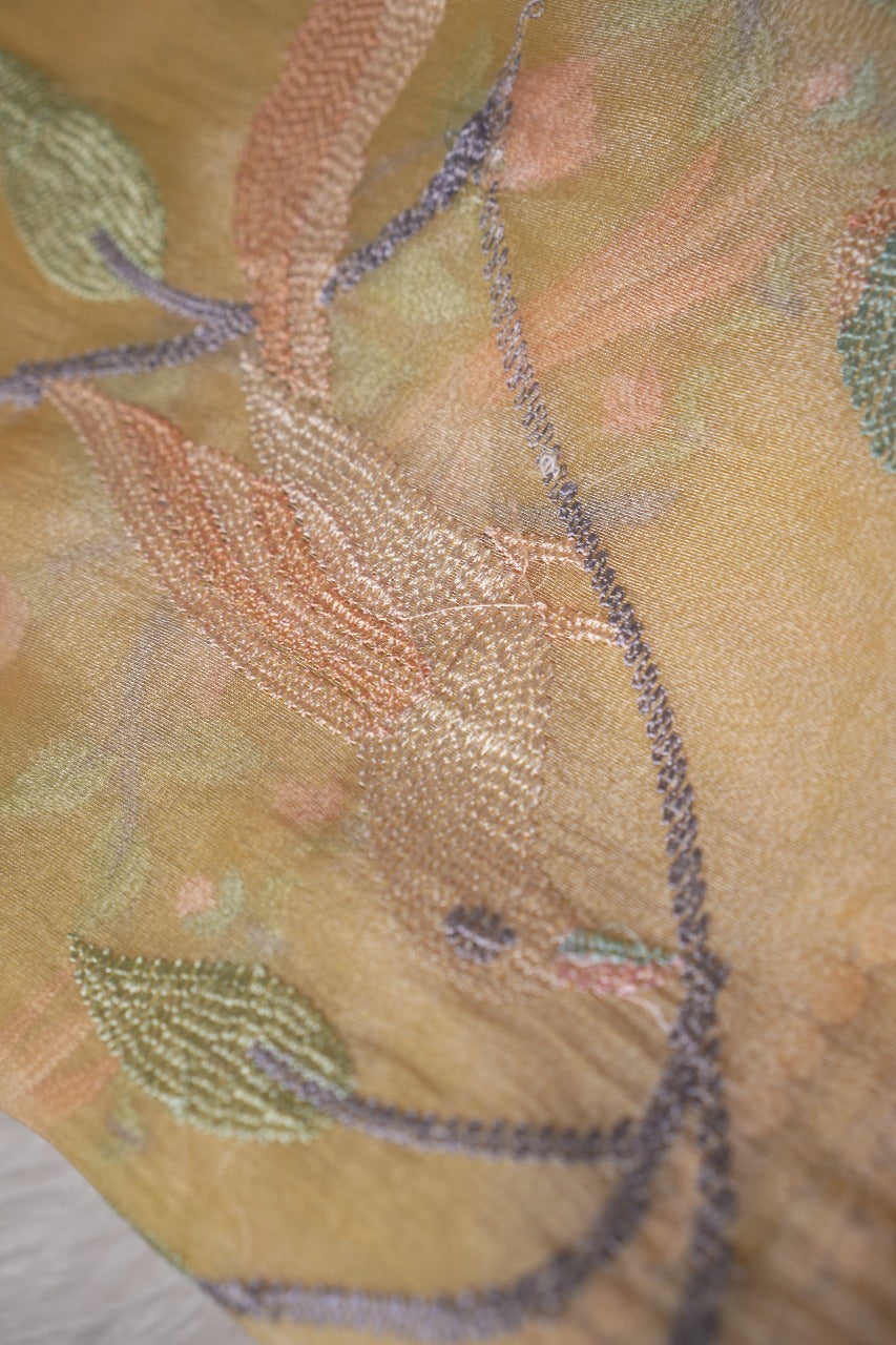 Crushed Organza Saree TSA3367