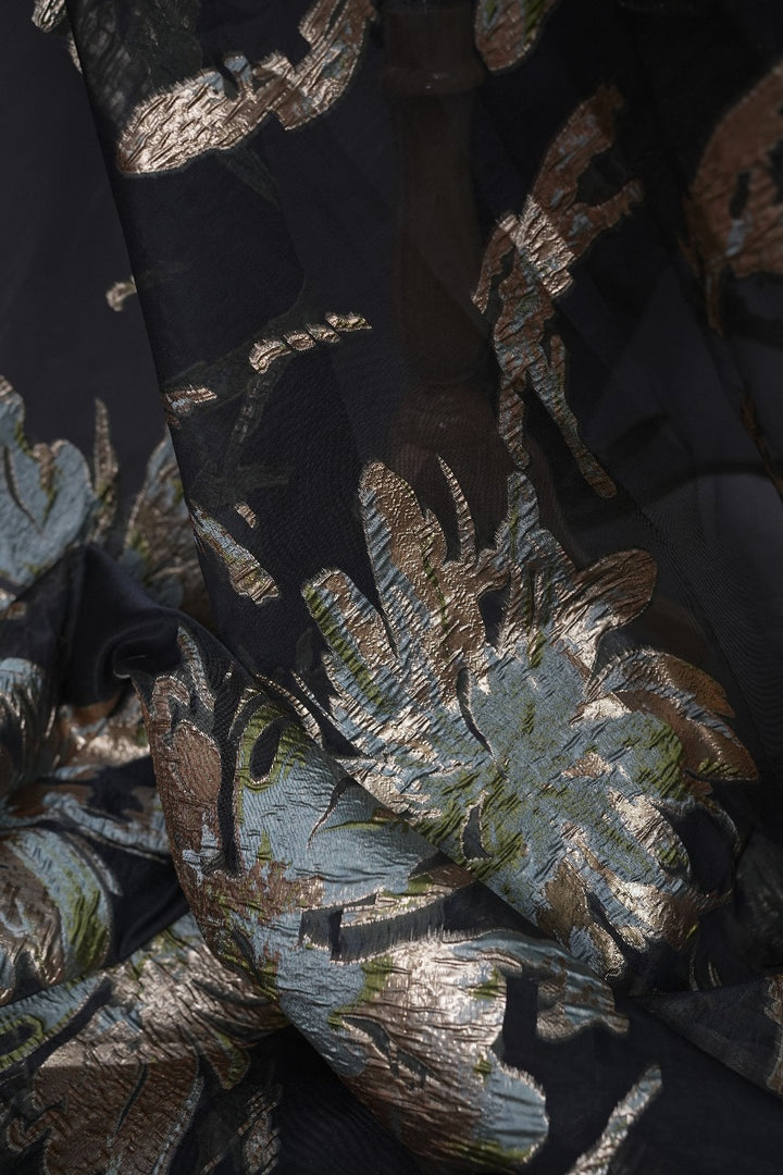 Turkish Organza Black TRF3399