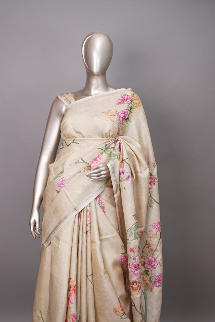 Tussar Silk Saree TSA3388
