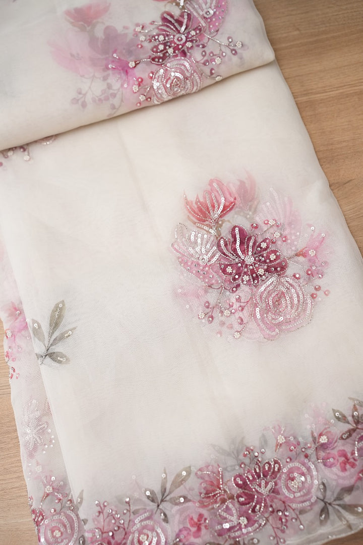 Organza Saree TSA2395