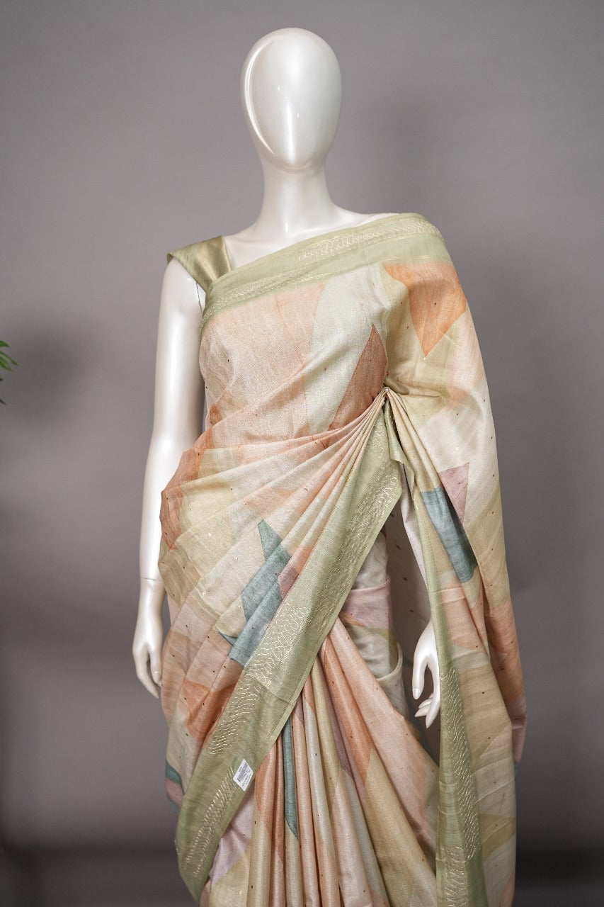 Semi-Tussar Saree TSA2265