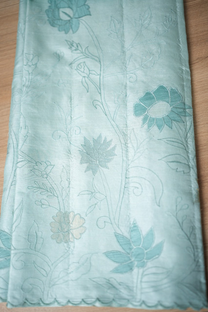 Tissue Applique Saree TSA2382