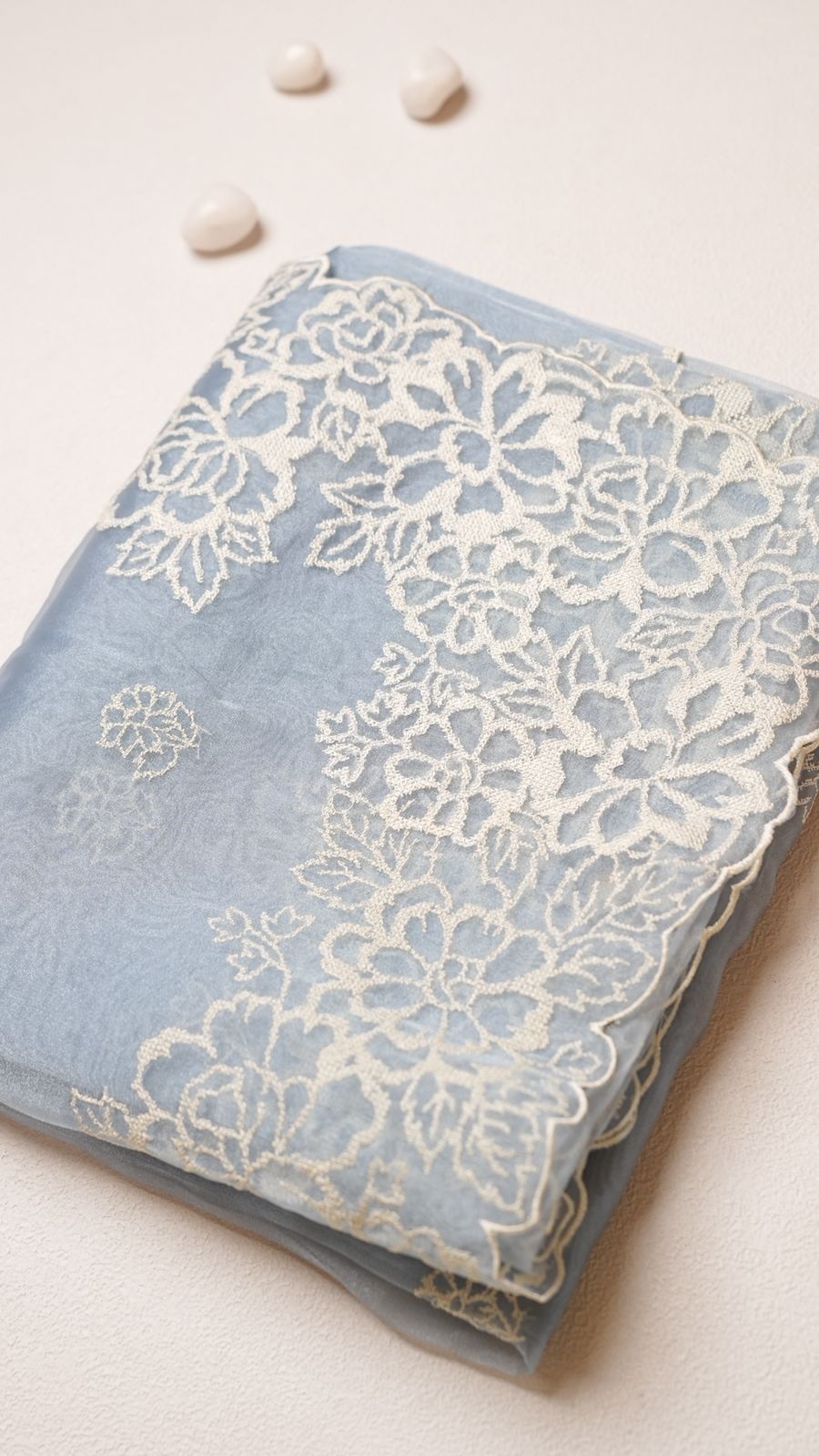 Glass Organza Saree TSA4284