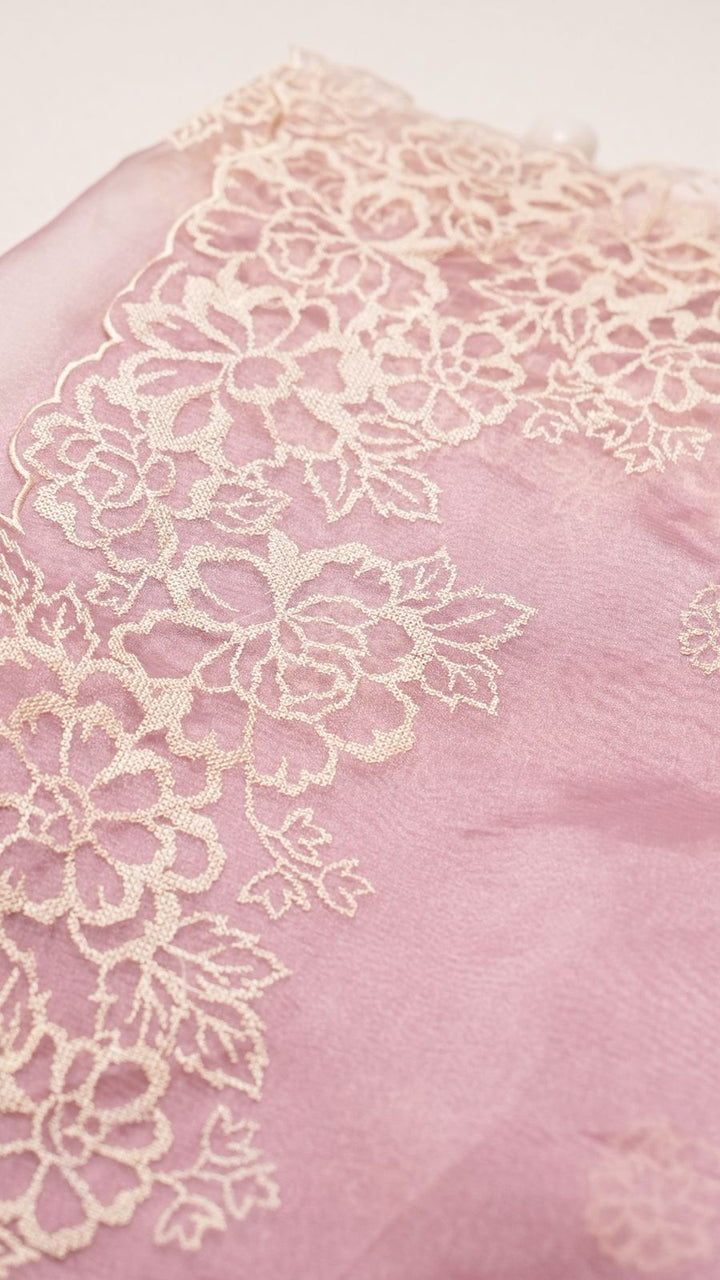 Glass Organza Saree TSA4284