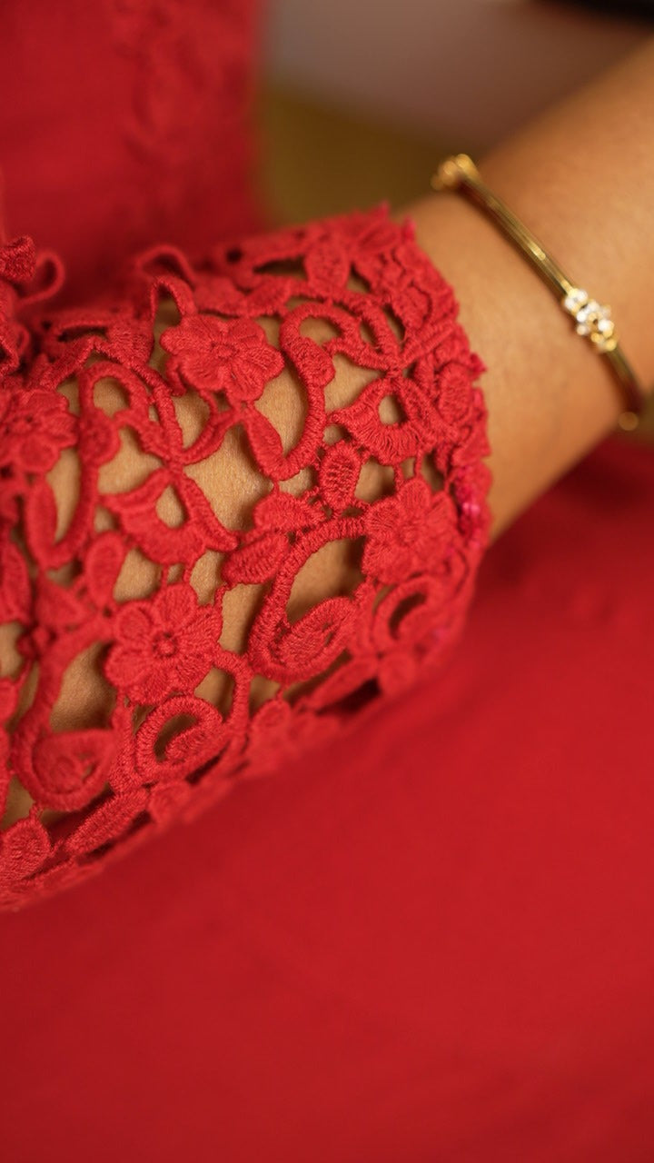 A-Line Paneled Dress TFR3005